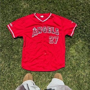 Y2K Trout Button Up Jersey NWOT